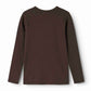 MARMAR COPENHAGEN BROWN RIBBED T-SHIRT