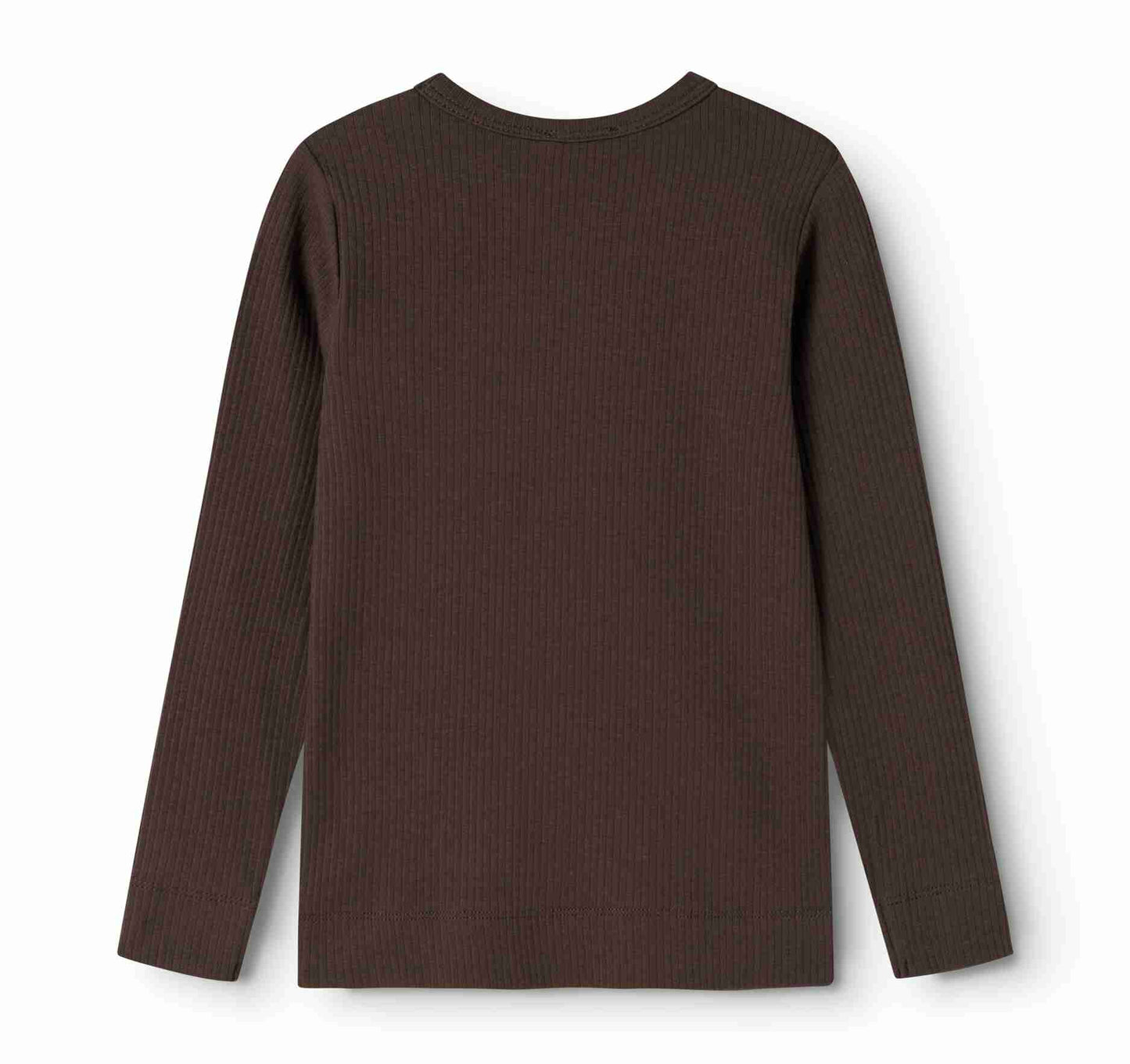 MARMAR COPENHAGEN BROWN RIBBED T-SHIRT
