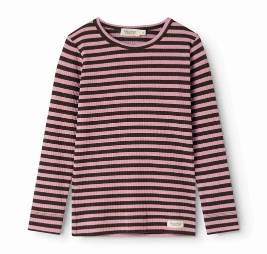 MARMAR COPENHAGEN BROWN/PINK STRIPE SET