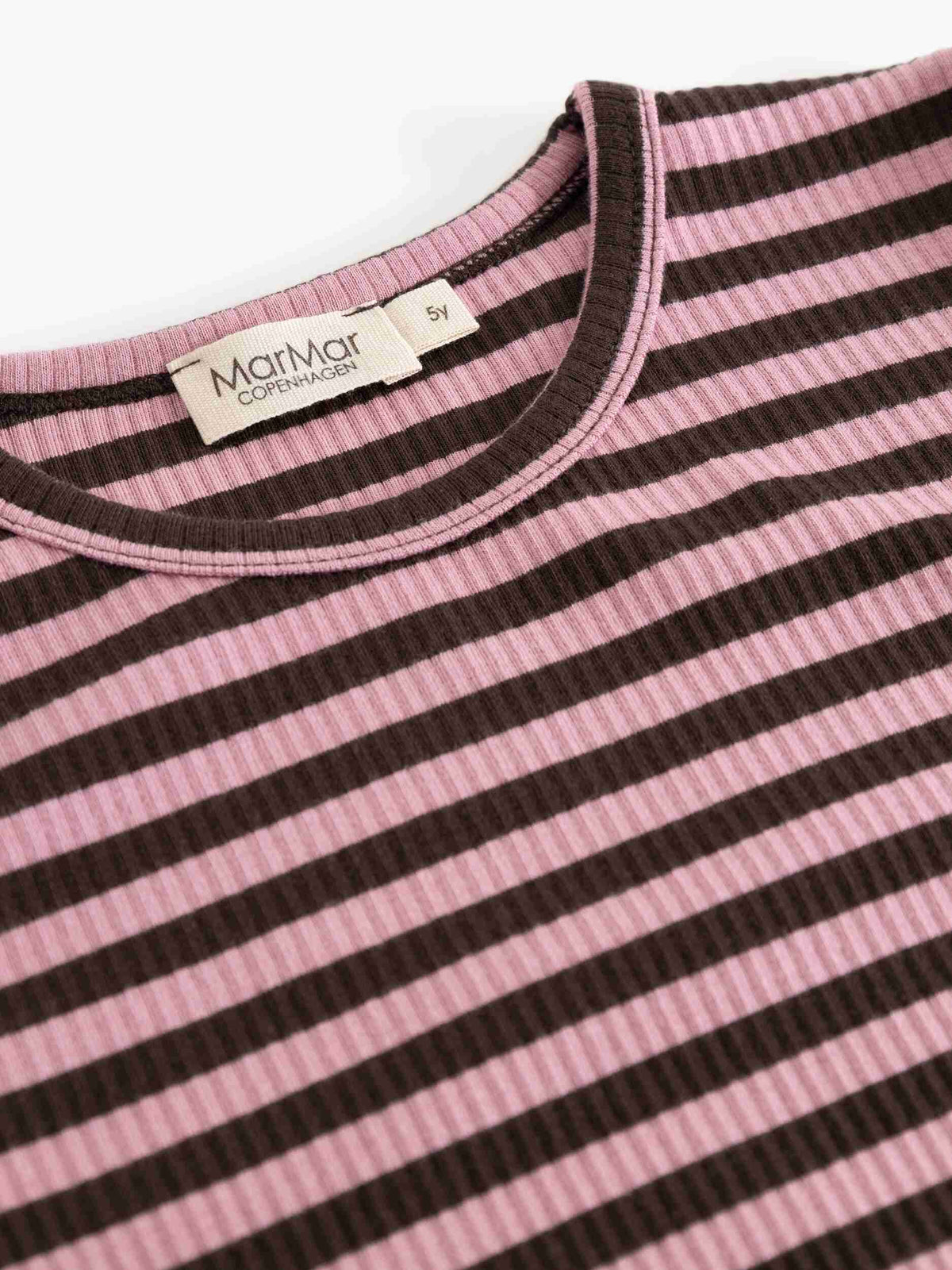 MARMAR COPENHAGEN BROWN/PINK STRIPE DRESS