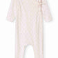 MARMAR COPENHAGEN PALE PINK TINY FLORAL FOOTIE SET