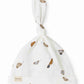 MARMAR COPENHAGEN WHITE CAR PRINT WRAP FOOTIE + BEANIE