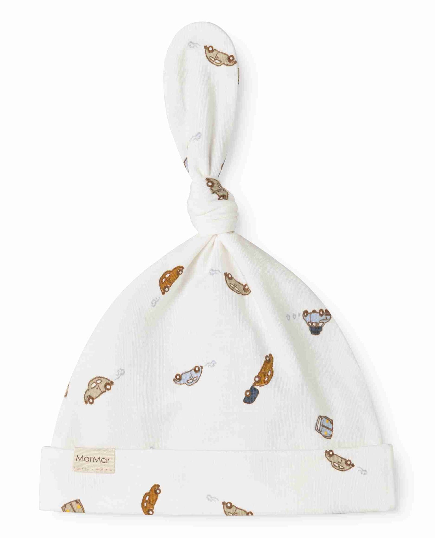 MARMAR COPENHAGEN WHITE CAR PRINT WRAP FOOTIE SET