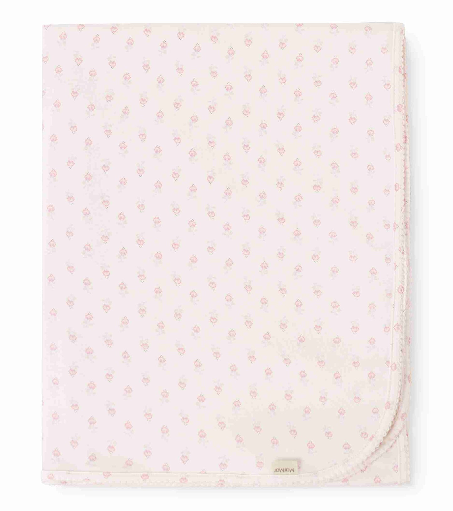 MARMAR COPENHAGEN PALE PINK TINY FLORAL FOOTIE SET