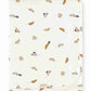 MARMAR COPENHAGEN WHITE CAR PRINT WRAP FOOTIE SET
