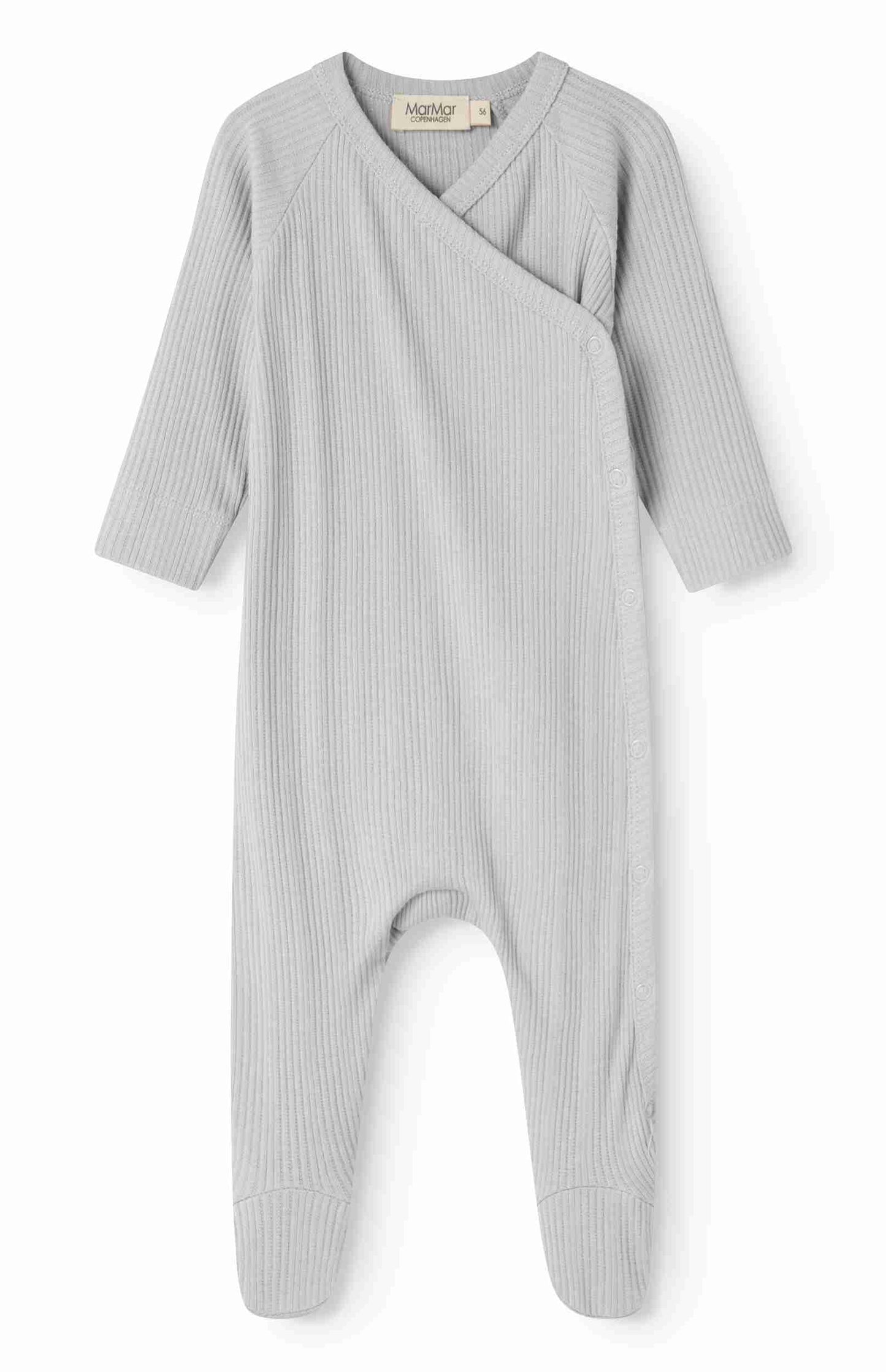 MARMAR COPENHAGEN GREY RIBBED WRAP FOOTIE