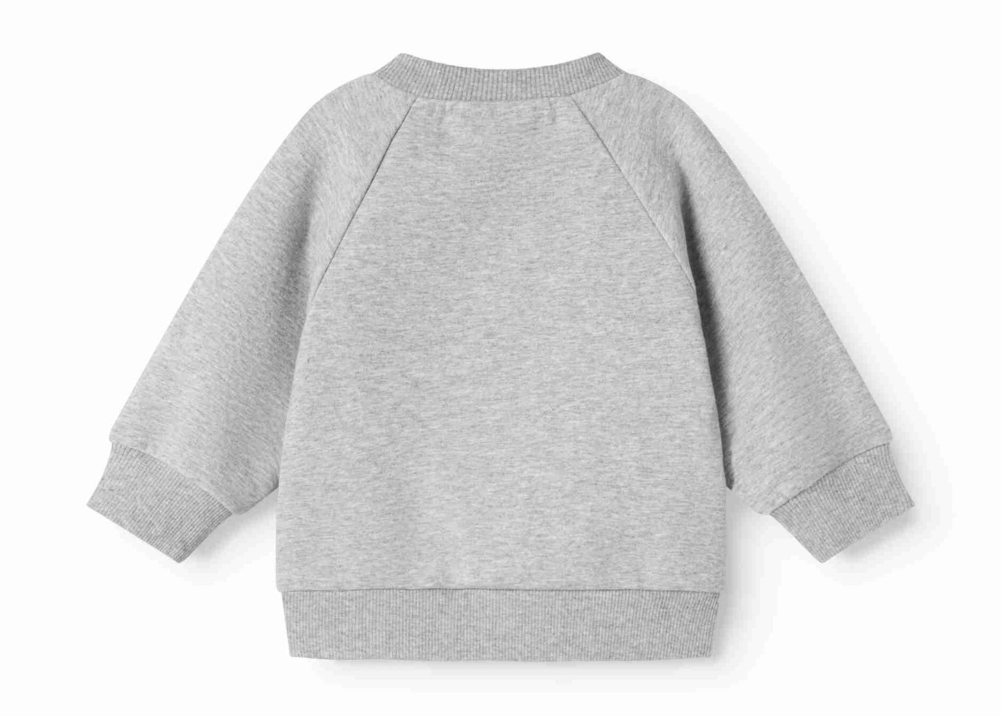 MARMAR COPENHAGEN GREY/BLUE STACKED LOGO SWEATSHIRT