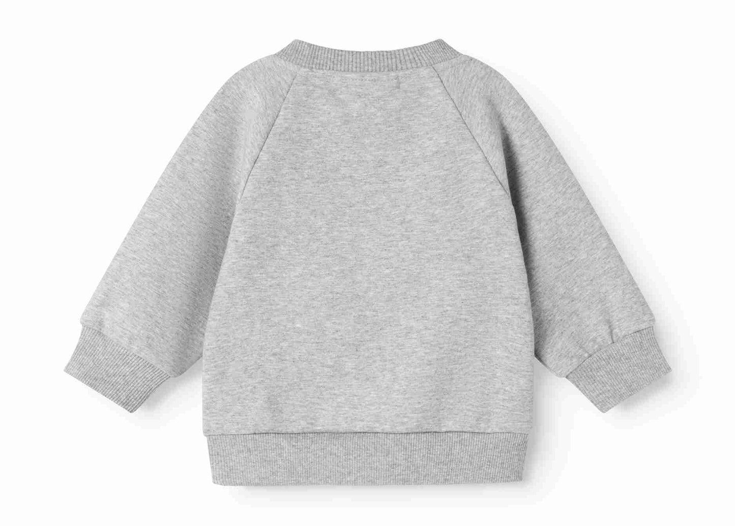 MARMAR COPENHAGEN GREY/PINK STACKED LOGO SWEATSHIRT