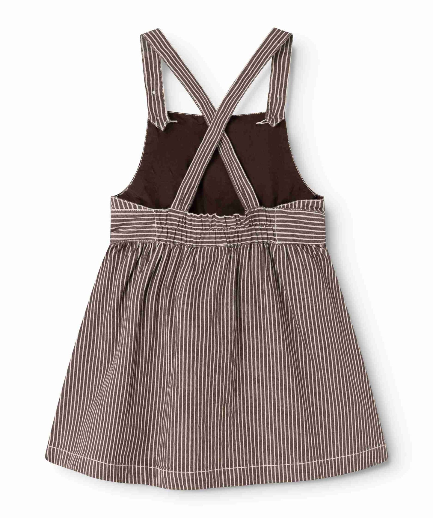 MARMAR COPENHAGEN BROWN STRIPE BUTTON JUMPER
