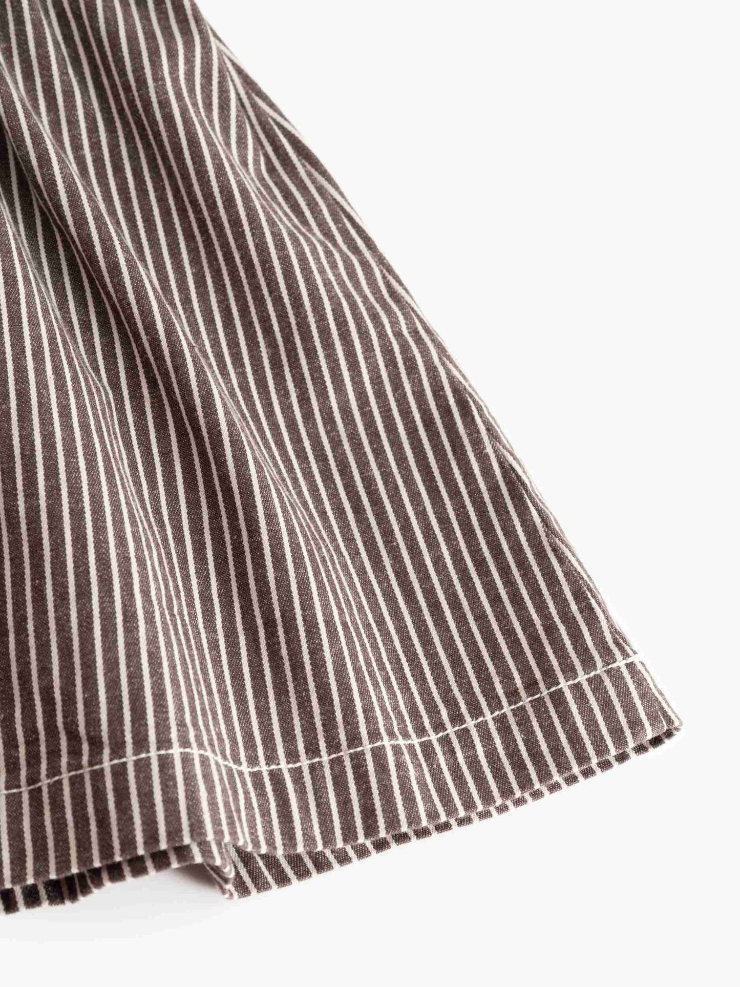 MARMAR COPENHAGEN BROWN STRIPE BUTTON JUMPER