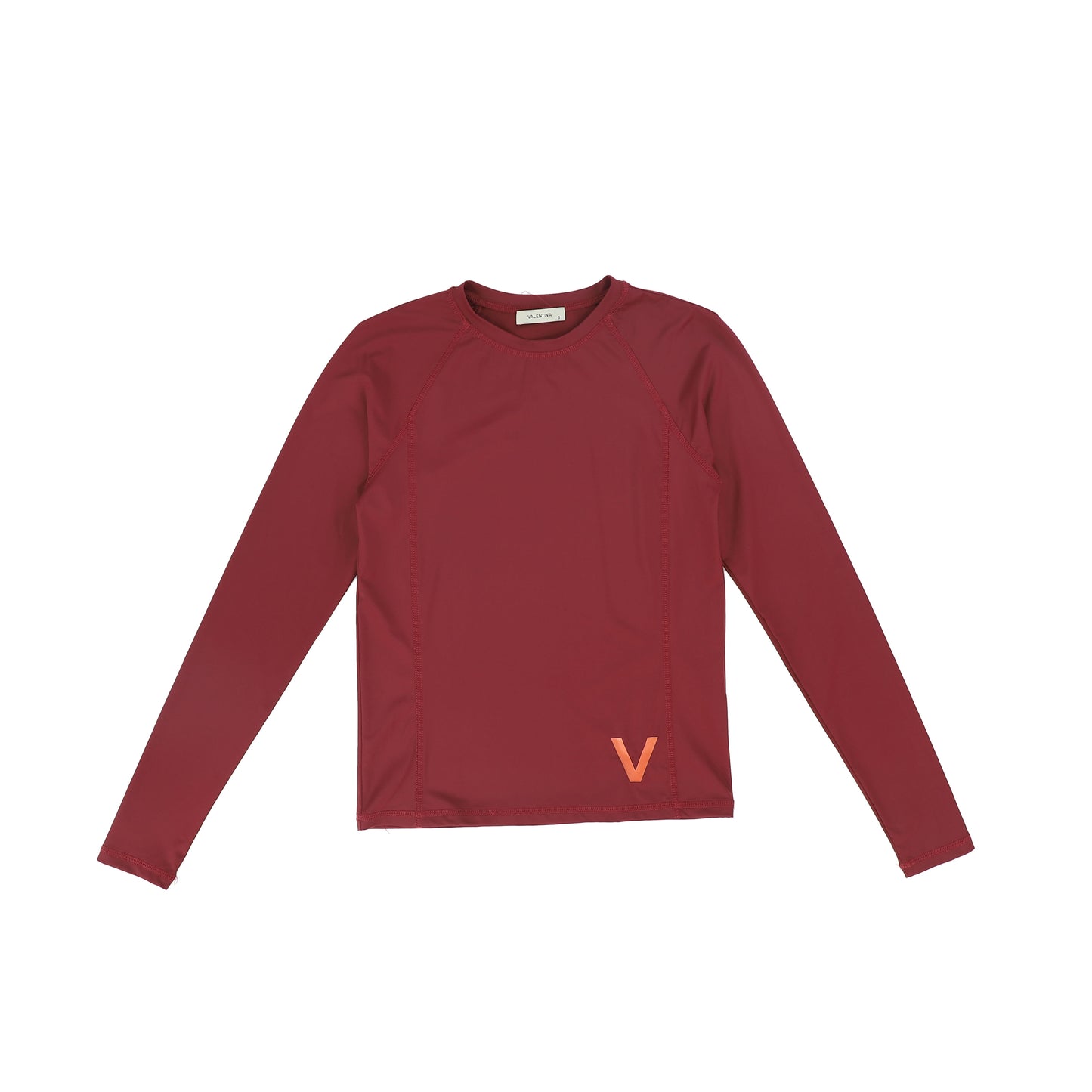 VALENTINA BERRY SEAMED SWIM SHIRT