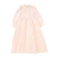 FRANCESCA GUILIANO PINK GAUZE BOW TRIM GOWN
