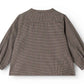 MARMAR COPENHAGEN TAUPE HOUNDSTOOTH BUTTON SHIRT