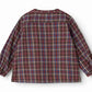 MARMAR COPENHAGEN BROWN CHECKED BUTTON SHIRT