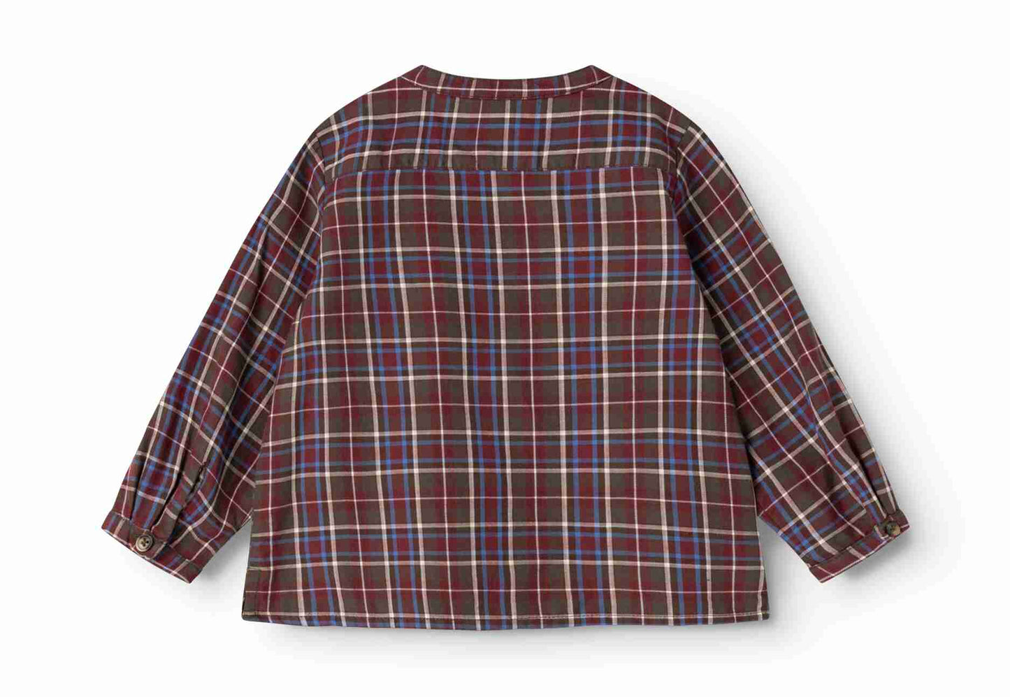 MARMAR COPENHAGEN BROWN CHECKED BUTTON SHIRT