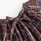 MARMAR COPENHAGEN BROWN CHECKED GATHERED BLOOMER SET