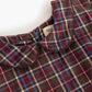 MARMAR COPENHAGEN BROWN CHECKED PETER PAN COLLAR DRESS