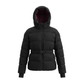 PRAMIE BLACK BELTED PUFFER COAT