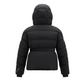 PRAMIE BLACK BELTED PUFFER COAT