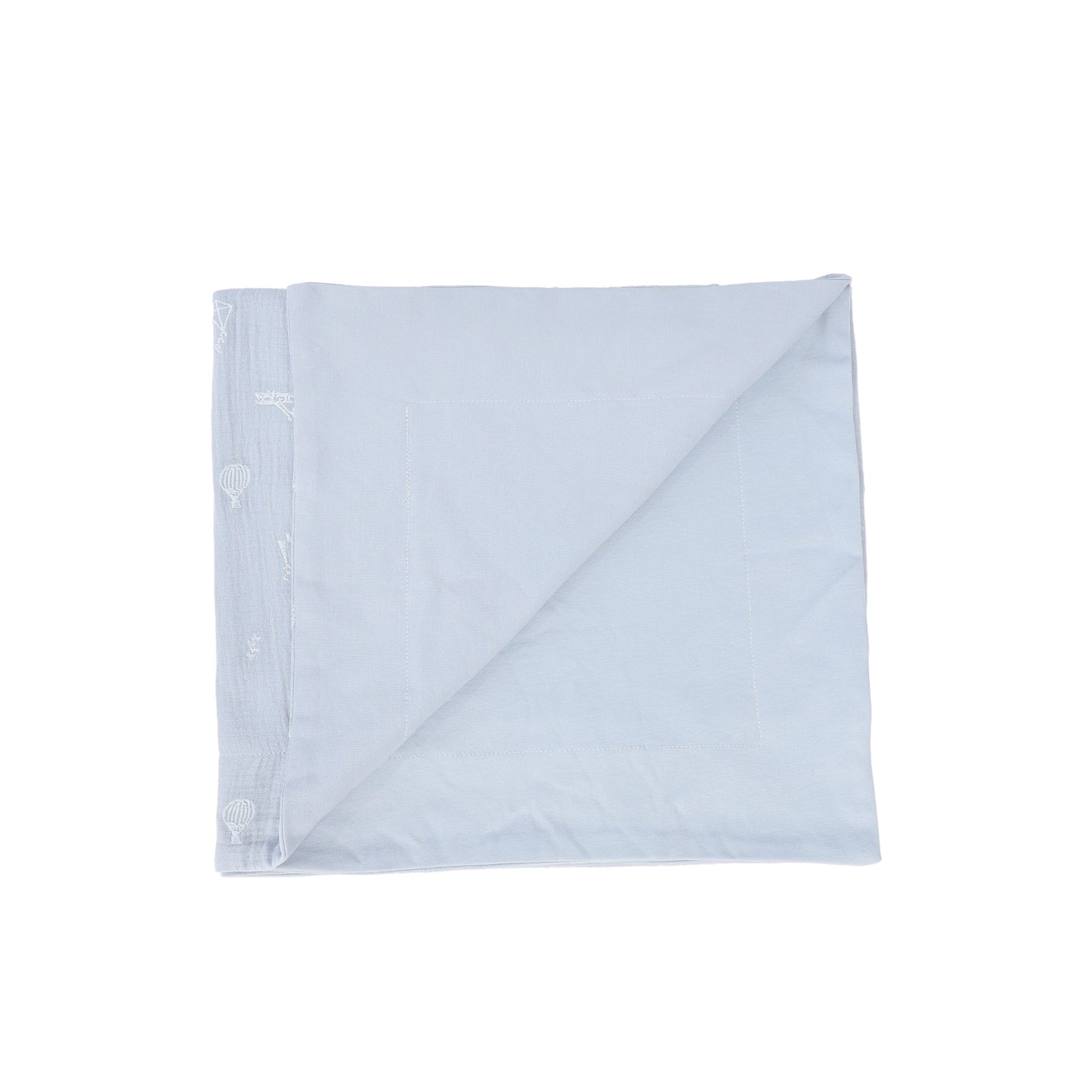 BEBE JOLEE BLUE HOT AIR BALLOON BLANKET