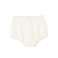 FRANCESCA GUILIANO IVORY LINEN PINTUCK BLOOMERS SET