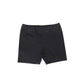 VALENTINA BLACK RIBBED SWIM SHORTS