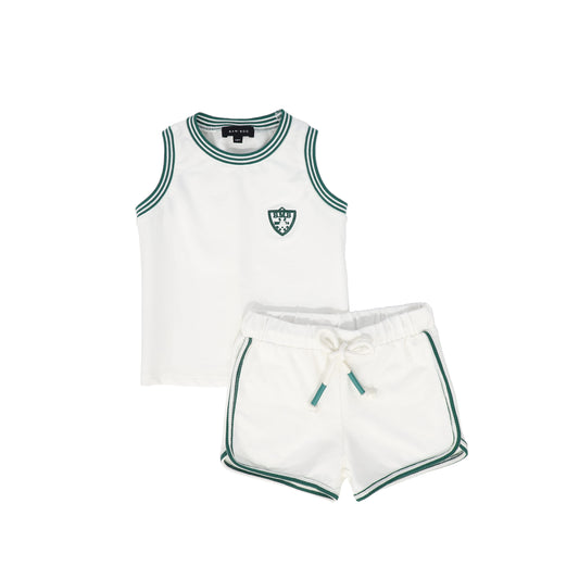 BAMBOO WHITE EMBLEM TRIM TANK SET