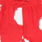 WATER CLUB RED WATERCOLOR SHORTS SET