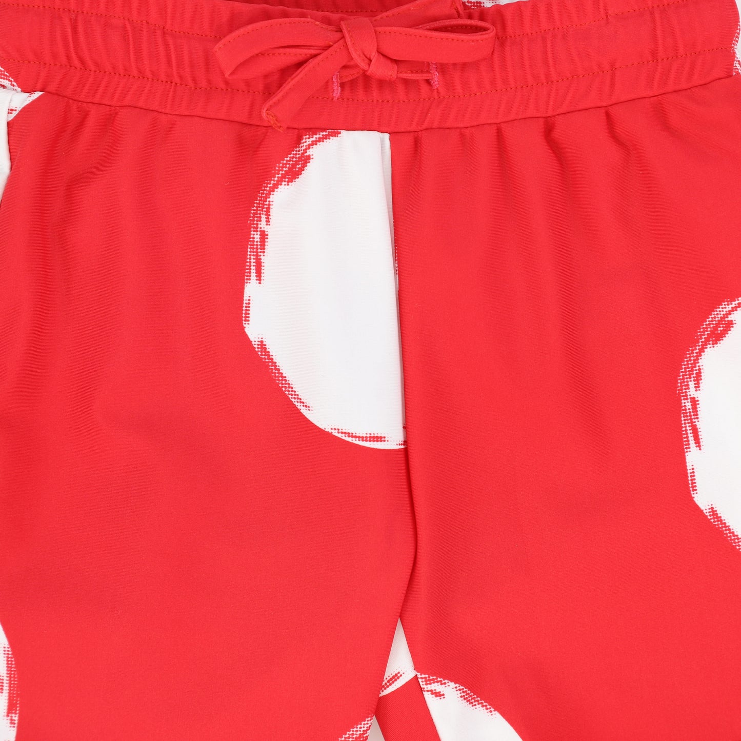 WATER CLUB RED WATERCOLOR SHORTS SET