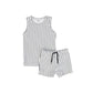 WATER CLUB GREY STRIPE TANK SET