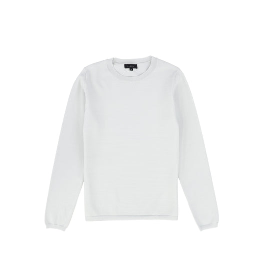 BAMBOO SAGE FLAT KNIT SWEATER