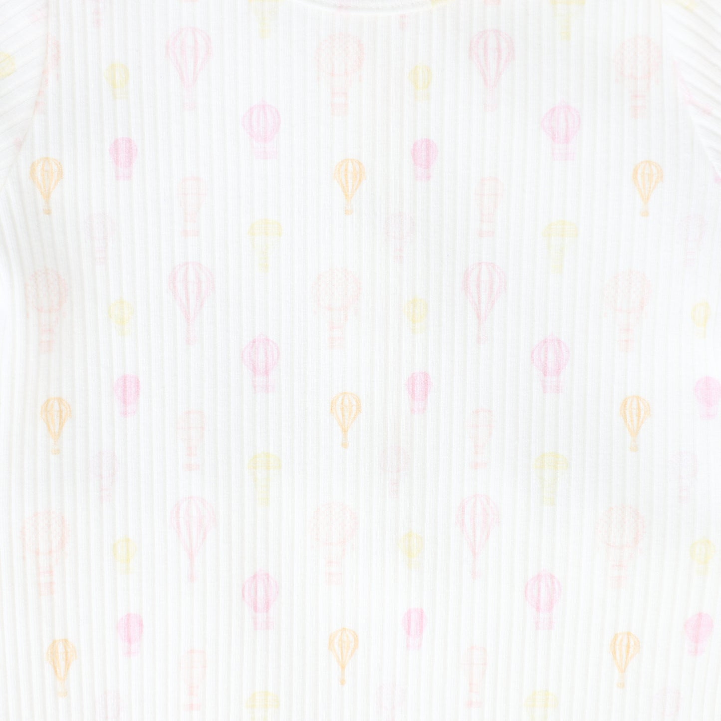 BEBE JOLEE PINK RIBBED HOT AIR BALLOON FOOTIE