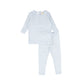 BEBE JOLEE BLUE STRIPE MONOGRAM PAJAMAS