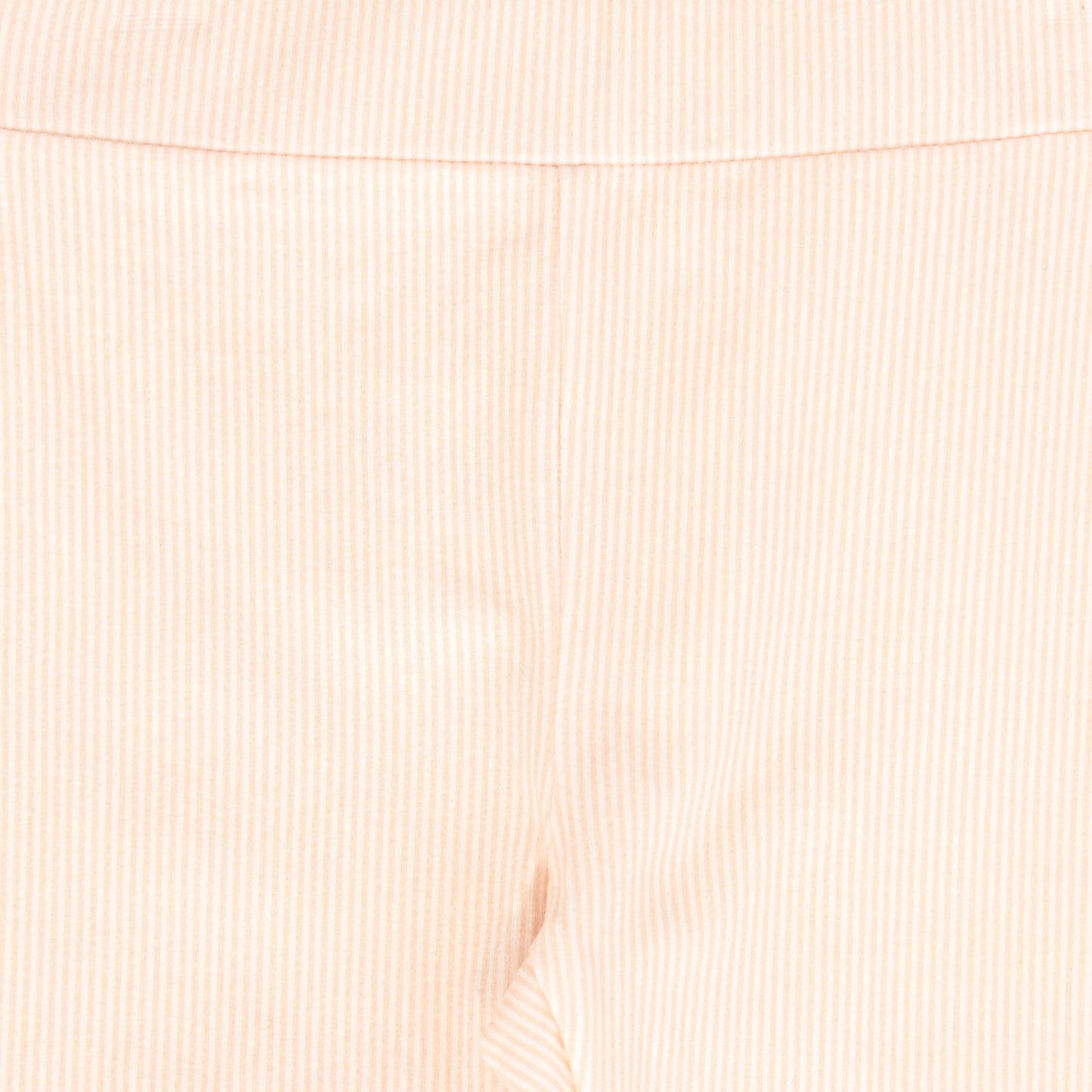 BEBE JOLEE PINK STRIPE MONOGRAM PAJAMAS