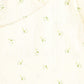BEBE JOLEE CREAM/GREEN POINTELLE FLORAL FOOTIE
