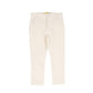 LE BOURDON TAN FITTED LINEN PANTS