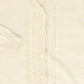 LE BOURDON BEIGE KNIT CABLE STRIPE COLLAR CARDIGAN