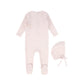 BEBE JOLEE PINK FLORAL BOUQUET WRAP FOOTIE