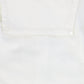 BEBE JOLEE WHITE VELOUR BIB COLLAR FOOTIE