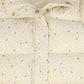 BEBE JOLEE CREAM FLORAL PUFFER JACKET