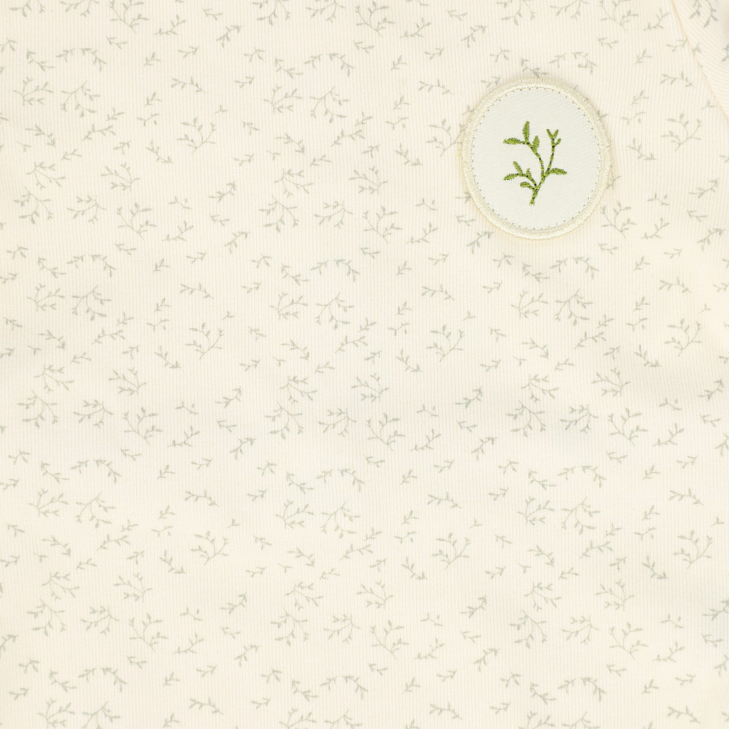 BEBE JOLEE SAGE FLORAL SEAMED FOOTIE