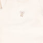 BEBE JOLEE PINK HEATHER APPLIQUE FOOTIE