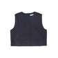 VALENTINA NAVY PINSTRIPE WOOL VEST