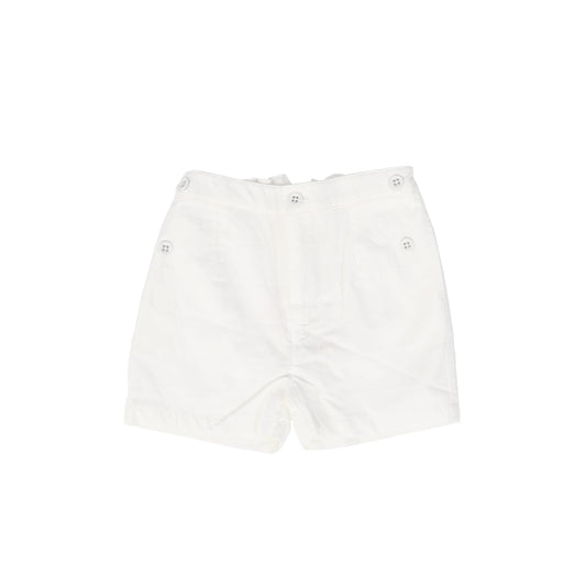 COCO BLANC IVORY BUTTON SHORTS [FINAL SALE]
