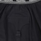 VALENTINA BLACK CANVAS CARGO SKIRT
