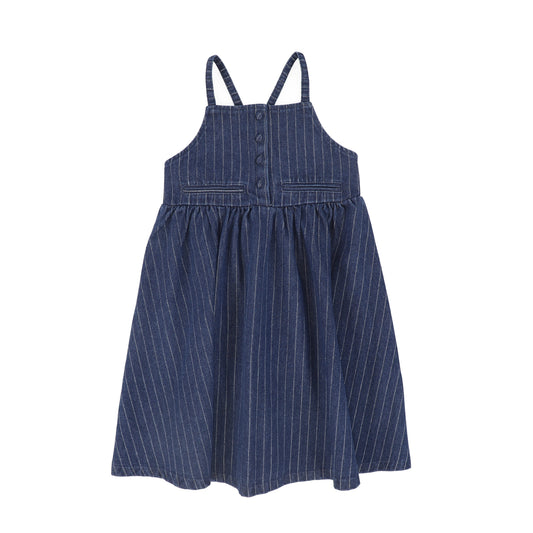 BACE COLLECTION BLUE DENIM PINSTRIPE JUMPER