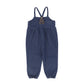 BACE COLLECTION BLUE DENIM PINSTRIPE OVERALLS