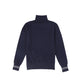 VALENTINA NAVY SHERPA EMBLEM TURTLENECK
