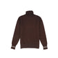 VALENTINA BROWN SHERPA EMBLEM TURTLENECK