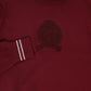 VALENTINA BURGUNDY SHERPA EMBLEM TURTLENECK